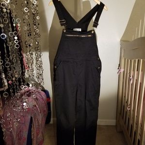 Black overalls